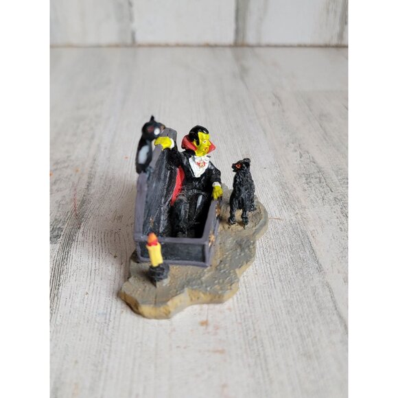 Lemax spooky town vampire casket Halloween Village accessory - Picture 3 of 6